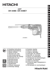 Hitachi DH 45ME Mode D'emploi