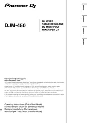 PIONEER DJ DJM-450 Mode D'emploi