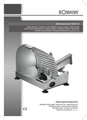 BOMANN MA 451 CB Mode D'emploi