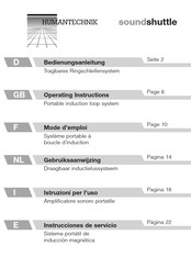 HumanTechnik soundshuttle Mode D'emploi