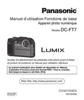 Panasonic Lumix DC-FT7 Manuel D'utilisation Fonctions De Base