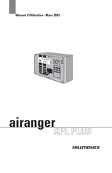Siemens Milltronics airanger XPL PLUS Manuel D'utilisation