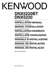 Kenwood DNX5220BT Manuel D'installation