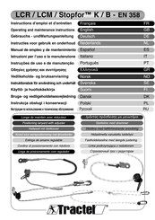 Tractel LCM Instructions D'emploi Et D'entretien