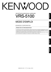 Kenwood VRS-5100 Mode D'emploi