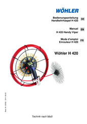 Wohler H 420 Mode D'emploi