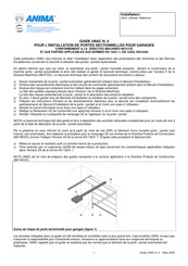 Anima UNAC N. 4 Instructions Pour L'installation