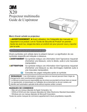 3M X20 Guide De L'opérateur