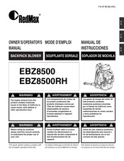 RedMax EBZ8500RH Mode D'emploi