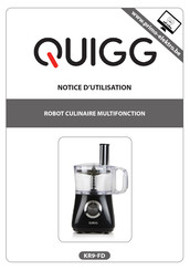 QUIGG KR9-FD Notice D'utilisation