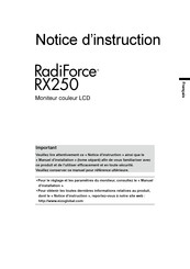 Radiforce RX250 Notice D'instruction