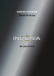 Insignia NS-32L121A13 Guide De L'utilisateur