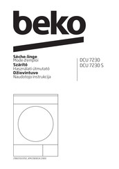 Beko DCU 7230 Mode D'emploi