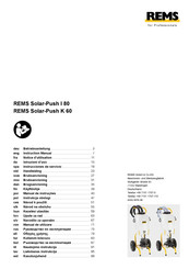 REMS Solar-Push K 60 Notice D'utilisation