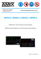 AMIX AFF35-3 Manuel Utilisateur