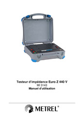 METREL Euro Z 440 V Manuel D'utilisation