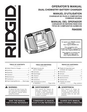 RIDGID R840095 Manuel D'utilisation