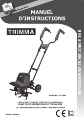 Trimma TK MB 1000 E 36 R Manuel D'instructions