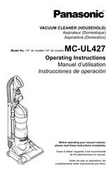 Panasonic MC-UL427 Manuel D'utilisation
