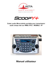 Aeta Audio Systems ScoopY+ Manuel Utilisateur