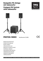 IMG STAGELINE PROTON-18NEO Mode D'emploi