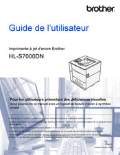 Brother HL-S7000DN Guide De L'utilisateur