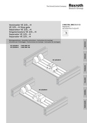 Bosch Rexroth VE 2/D100-H Instructions De Montage