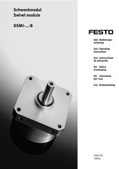 Festo DSMI-40-B Notice D'utilisation