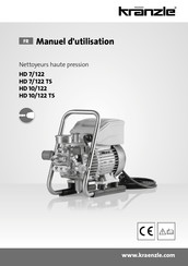 Kränzle HD 7/122 TS Manuel D'utilisation