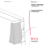 Mge Ups Systems Pulsar EXtreme 2000 Manuel D'installation Et D'utilisation