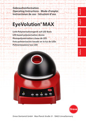 Dreve EyeVolution MAX Mode D'emploi