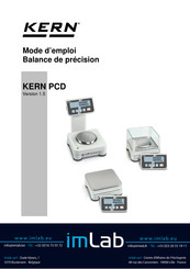 KERN PCD 6K-4 Mode D'emploi