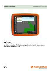 Amazone AMAPAD Notice D'utilisation