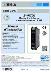 Seneca RS48 Manuel D'installation