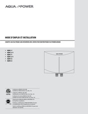 AquaPower AQM 4-2 Mode D'emploi Et Installation