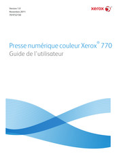 Xerox 770 Guide De L'utilisateur