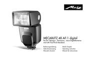 Metz MECABLITZ 48 AF-1 digital Mode D'emploi