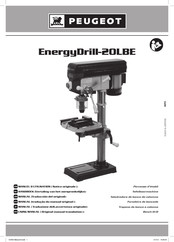 PEUGEOT EnergyDrill-20LBE Manuel D'utilisation