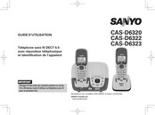 Sanyo CAS-D6322 Guide D'utilisation