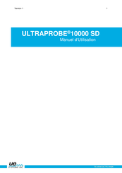 UE Systems ULTRAPROBE 10000 SD Manuel D'utilisation