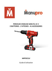 Manupro MPPSF21V Guide D'utilisation