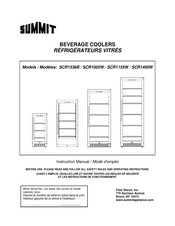 Summit SCR1155W Mode D'emploi