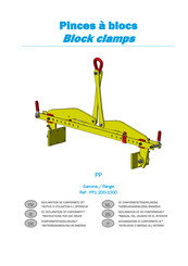 Tractel PP1 200-1000 / PU Notice D'utilisation