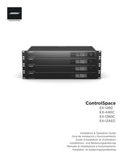 Bose Professional ControlSpace EX-1280C Guide D'installation Et D'utilisation