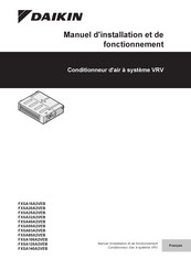 Daikin FXSA20A2VEB Manuel D'installation Et De Fonctionnement