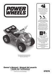 Fisher-Price Power Wheels DTB78 Guide De L'utilisateur