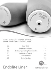 endolite Comfort Cushion Liner CTTCP40L Guide De L'utilisateur