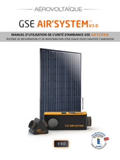 GSE AIR'SYSTEM V3.0 Manuel D'utilisation