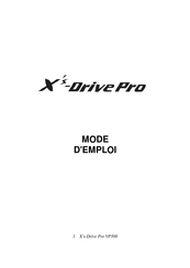 Vosonic X's-Drive Pro VP300 Mode D'emploi