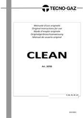 Tecno-gaz CLEAN Mode D'emploi Original